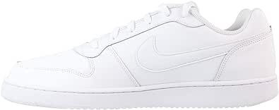 Nike Men's Ebernon Low Basketball Shoe, White/White, 10 Regular US