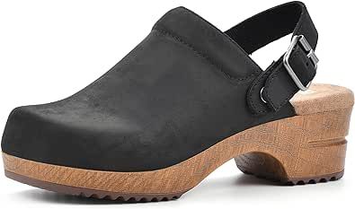 WHITE MOUNTAIN Shoes Being Leather Footbeds Clog