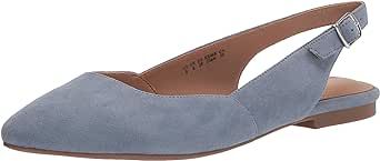 Amazon Essentials Women's Pointed-Toe Sling Back Flat